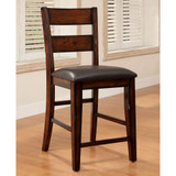 Arlen Dark Cherry Counter Stool (Set of 2)