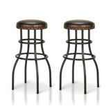 Delvan Padded Bar Stool, Set of 2