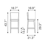 Ambrose Bar Chair, Set of 2