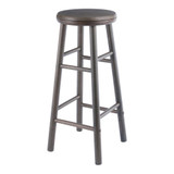 Home Decorative Shelby 2 Piece Swivel Seat Bar Stool Set - Smoke Oyster Gray