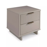 Granville 18.11" Medium Density Fiberboard 2-Drawer Nightstand