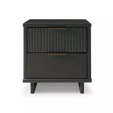 Granville 18.11" Medium Density Fiberboard 2-Drawer Nightstand