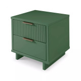 Granville 18.11" Medium Density Fiberboard 2-Drawer Nightstand