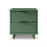 Granville 18.11" Medium Density Fiberboard 2-Drawer Nightstand