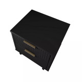 Granville 18.11" Medium Density Fiberboard 2-Drawer Nightstand