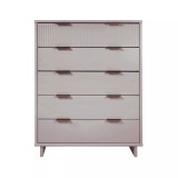 Granville 49.21" Medium Density Fiberboard 5-Drawer Tall Dresser