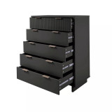 Granville 49.21" Medium Density Fiberboard 5-Drawer Tall Dresser