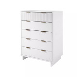 Granville 49.21" Medium Density Fiberboard 5-Drawer Tall Dresser
