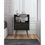 Bogart 27.16" Medium Density Fiberboard 1-Drawer Nightstand