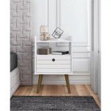 Bogart 27.16" Medium Density Fiberboard 1-Drawer Nightstand