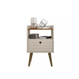 Bogart 27.16" Medium Density Fiberboard 1-Drawer Nightstand