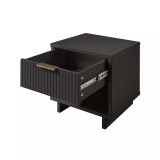 Granville 18.11" Medium Density Fiberboard 1-Drawer Nightstand