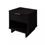 Granville 18.11" Medium Density Fiberboard 1-Drawer Nightstand