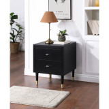 Stanton 26.25" Medium Density Fiberboard 2-Drawer Nightstand