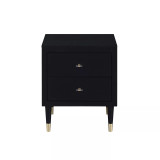 Stanton 26.25" Medium Density Fiberboard 2-Drawer Nightstand