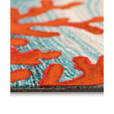 Visions IV Coral Reef 2'3" x 8' Runner Outdoor Area Rug