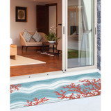 Visions IV Coral Reef 2'3" x 8' Runner Outdoor Area Rug