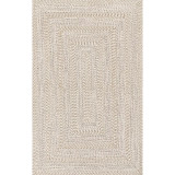 Texture Braid Doutzen Indoor and Outdoor Ivory 5' x 8' Area Rug