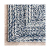 Texture Braid Doutzen Indoor and Outdoor Ivory 5' x 8' Area Rug