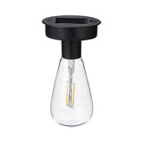 Mesh Solar Powered Outdoor Lantern with Stand, 14.25"