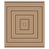 Sahara Multi Border Area Rug