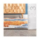 Claudia Transitional Floret Multi 5' x 8' Outdoor Area Rug