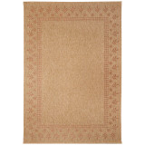 Sahara Block Print Border Area Rug