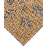 Sahara Block Print Border Area Rug