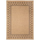 Sahara Block Print Border Area Rug