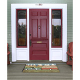Liora Manne Front Porch Indoor/Outdoor Camping Dog Green 2' x 3' Area Rug
