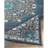 Alfresco ALF-9678 Charcoal 2'3" x 4'6" Area Rug, Indoor/Outdoor
