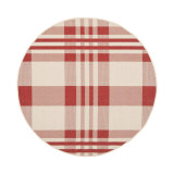 Courtyard Red and Bone Sisal Weave Area Rug Collection