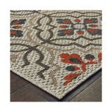 Scope SCO08 Gray 1'10" x 7'6" Runner Rug