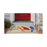 Frontporch Birds Neutral 1'8" x 2'6" Outdoor Area Rug
