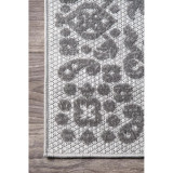 Claudia Contemporary Celestial Blue 4' x 6' Outdoor Area Rug