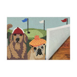 Frontporch Putts and Mutts Multi 1'8" x 2'6" Outdoor Area Rug