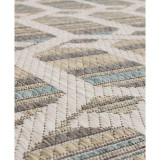 Malibu Outdoor Hex Trellis 2'5" x 6' Area Rug
