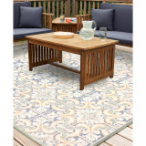 Canyon Floral Tile Area Rug