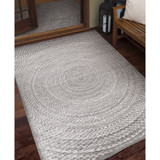Bourne Cerulean Silver 5'2" x 7'6" Outdoor Area Rug