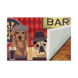Liora Manne Front Porch Indoor/Outdoor Bar Patrol Port 2' x 5' Runner Area Rug