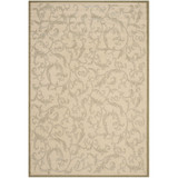 Courtyard Natural and Olive 8' x 11' Outdoor Area Rug