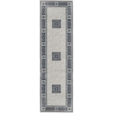 Sanford Milan 2831OF28MA Gray 2'3" x 7'7" Runner Rug