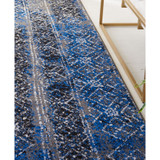 Adirondack Silver and Multi 2'6" x 6' Runner Area Rug