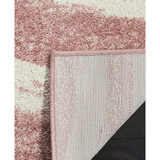 Adirondack Rose and Cream 2'6" x 6' Runner Area Rug