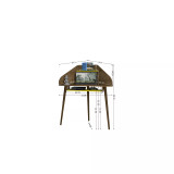 Bradley Floating Corner Desk