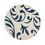 Shag 6'7" x 6'7" Round Area Rug
