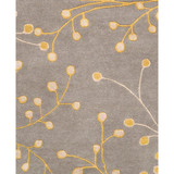 Athena ATH-5060 Taupe 4' Round Area Rug