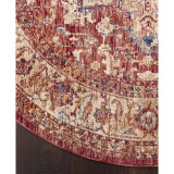Taza Heriz 5' Round Area Rug
