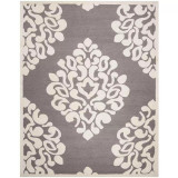 Floret Damask MSR4545C Beige 2'3" x 8' Runner Rug