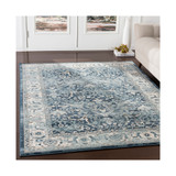 Mesopotamia MEP-2306 Navy 2'6" x 7'10" Runner Area Rug